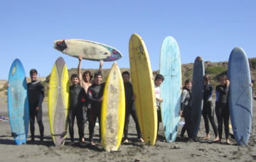 Primera escuela de surf de Chile